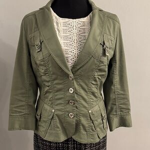 White House Black Market Sage Blazer